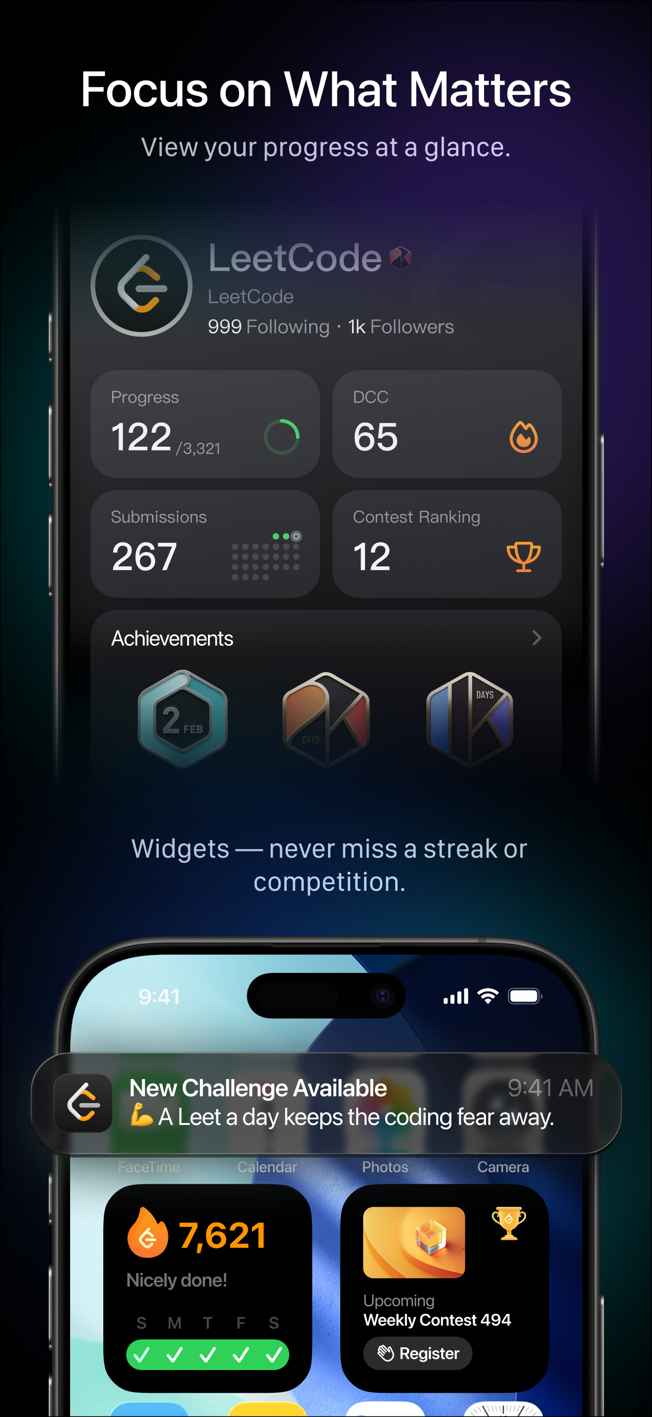 Widgets and Notifications