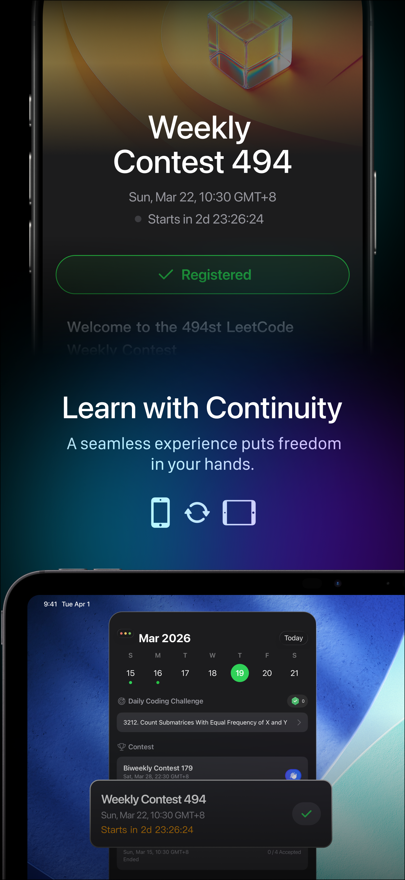Learn with Continuity